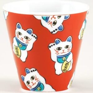 Kutani Ware, Lucky Chocolate, Sake Cup (KSO-07) Tiny Ceramic Cup