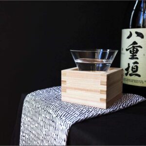 JapanBargain 2757x4, Wooden Masu Sake Cups Japanese Hinoki Wood Cypress Saki Cup Box Made in Japan, 4 ounce, Set of 4