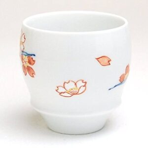 有田焼やきもの市場 Sake Cup Ceramic Japanese Arita Imari ware Made in Japan Porcelain Some sakura