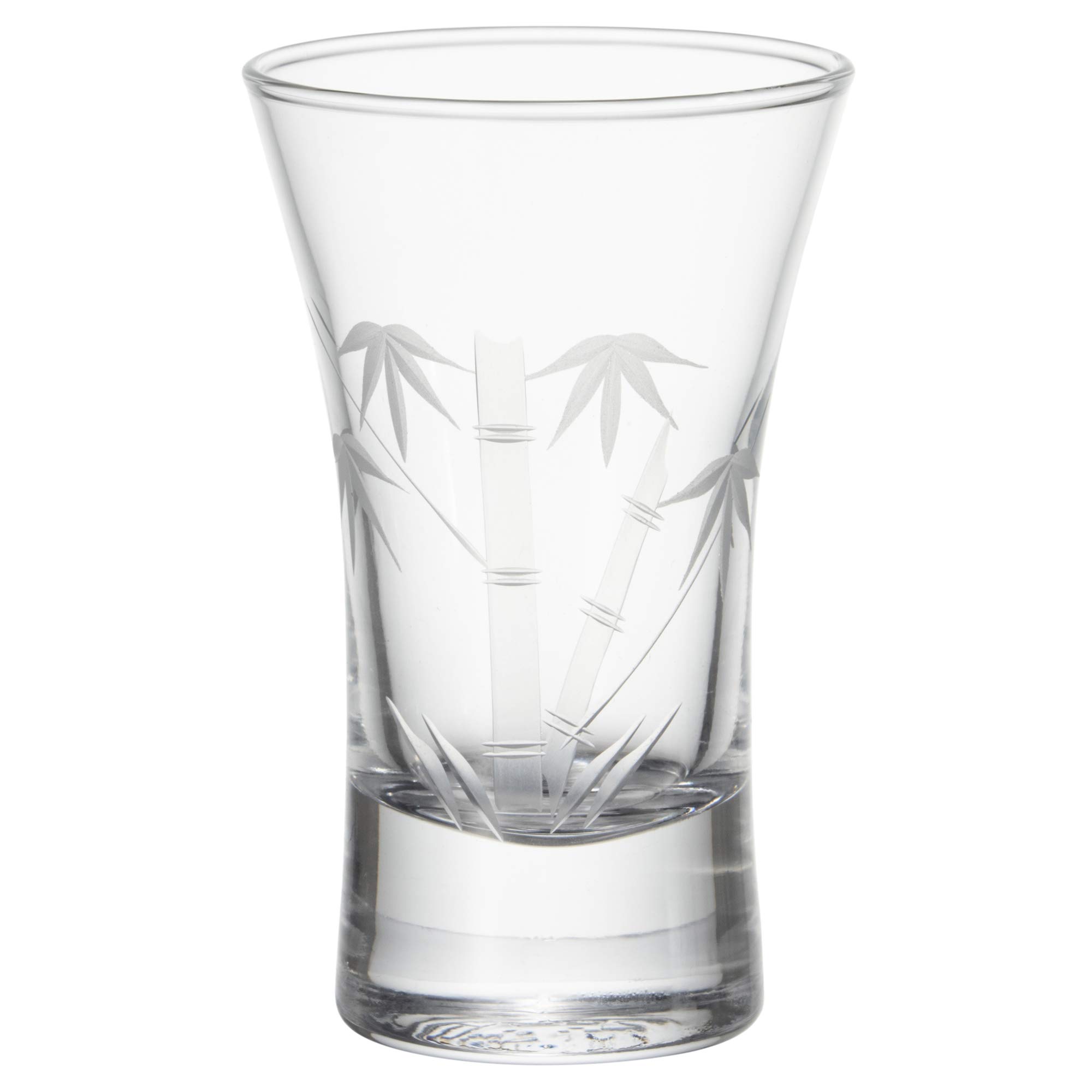 Toyo Sasaki Glass 09112-75 Cold Sake Glass, 4.3 fl oz (110 ml), Kiriko Cup, Bamboo Kiriko Cup, Made in Japan