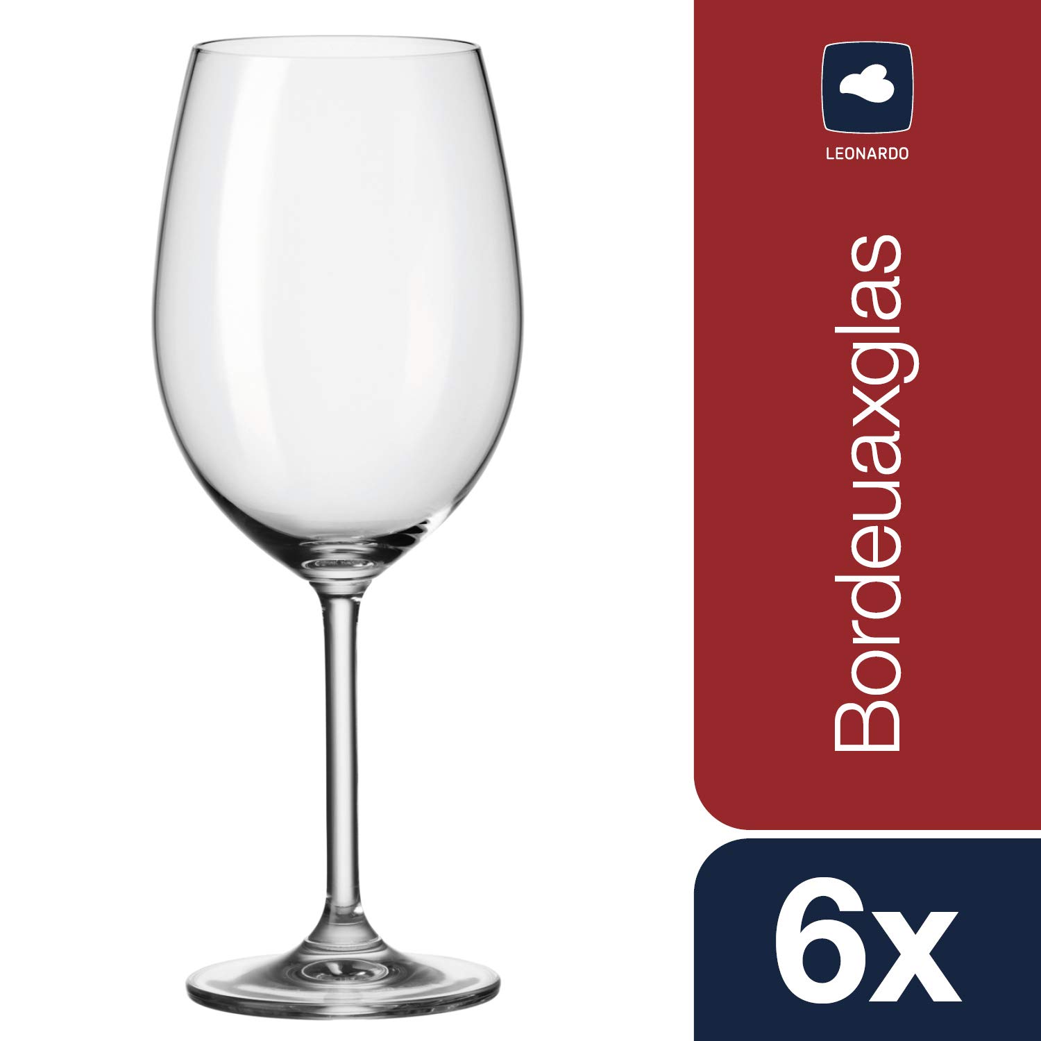 LEONARDO Bordeaux Glass, Set of 6