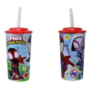 spidey and friends 16 oz. pp sports tumbler with lid