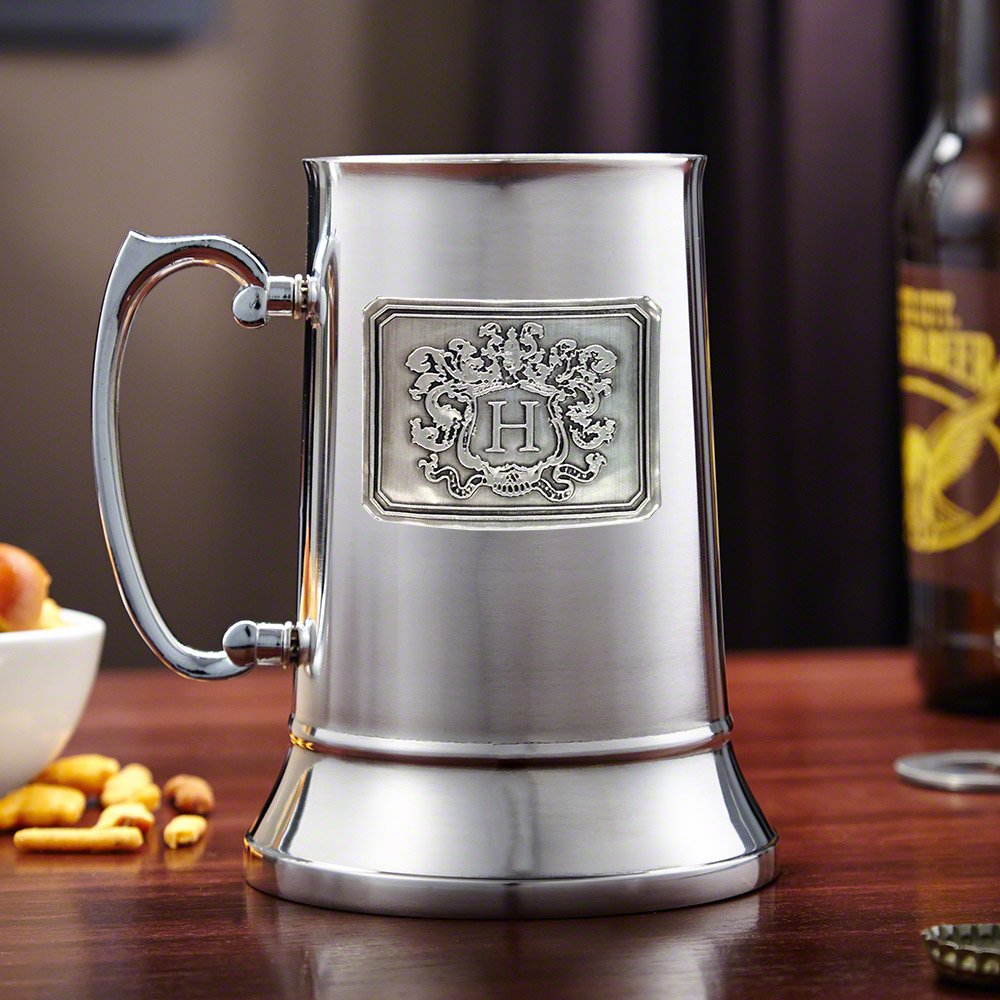 Gallant Gunmetal Personalized Beer Mug (Custom Product)