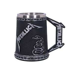 metallica beer stein tankard stainless steel coffee mug by roil brand (metallica)