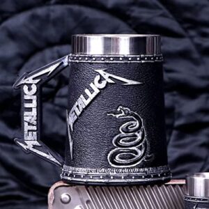 Metallica Beer Stein Tankard Stainless Steel Coffee Mug by ROiL Brand (Metallica)