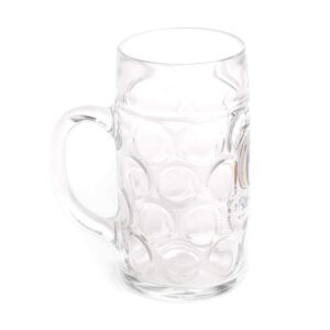 1 Liter HB "Hofbrauhaus Munchen" Dimpled Glass Beer Stein