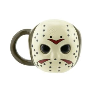 paladone friday the 13th shaped mug - jason voorhees mask - official merchandise