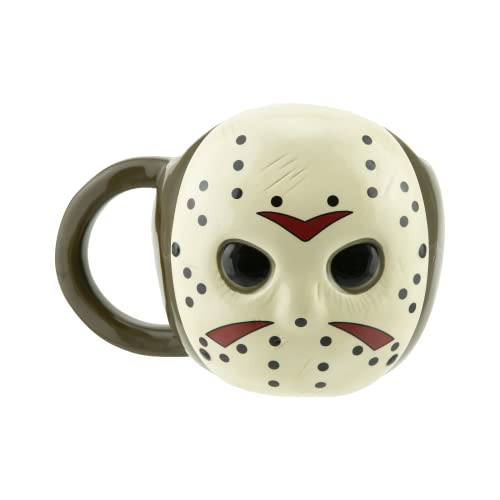 Paladone Friday The 13th Shaped Mug - Jason Voorhees Mask - Official Merchandise