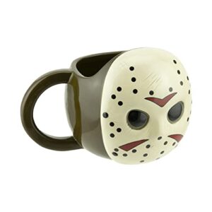 Paladone Friday The 13th Shaped Mug - Jason Voorhees Mask - Official Merchandise