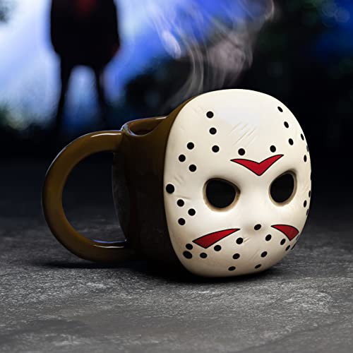 Paladone Friday The 13th Shaped Mug - Jason Voorhees Mask - Official Merchandise