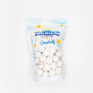 White Gumballs - White Candy For Baby Shower Candy - White Candy For Gender Reveal - White Candy For Birthday Party - White Candy For Candy Buffet - White Candy For Candy Table - White Gumball for Baby Shower, Gender Reveal, Birthday Party, Candy Buffet,