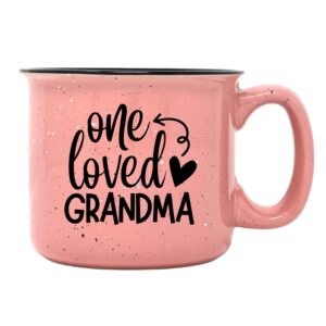 cute funny coffee mug for grandma - one loved grandma - unique fun gifts for grandmother, grandma from grandkids - coffee cups & mugs with quotes