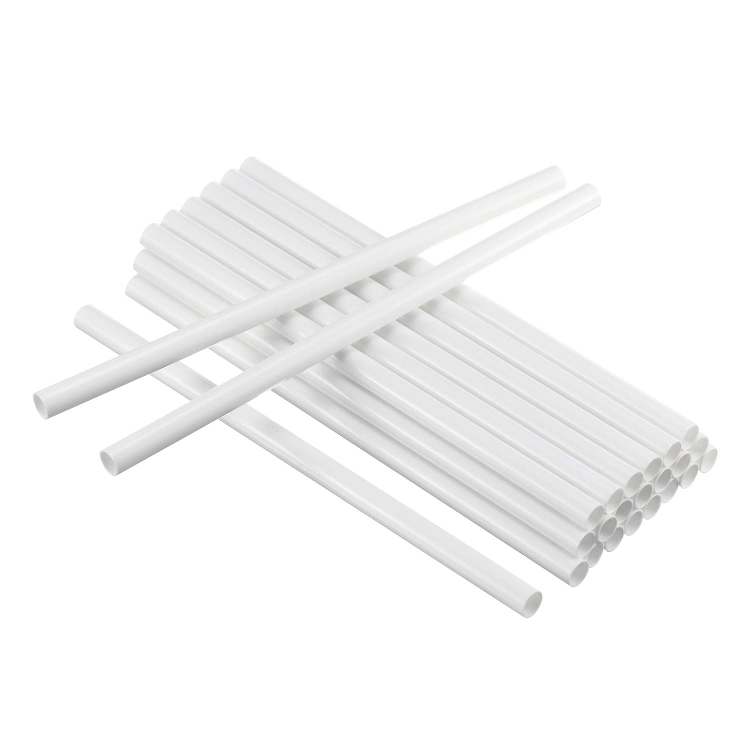 24 Pieces Plastic White Cake Dowel Rods for Tiered Cake Construction and Stacking (0.4 Inch Diameter 12 Inch Length)