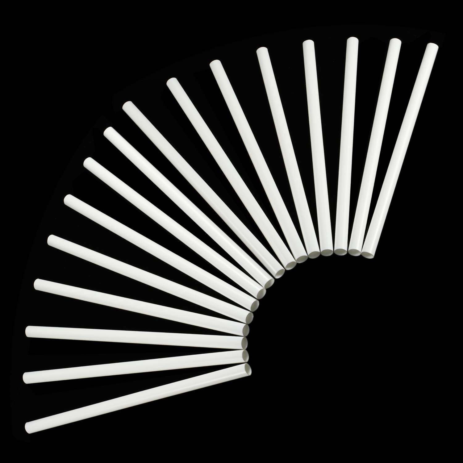 24 Pieces Plastic White Cake Dowel Rods for Tiered Cake Construction and Stacking (0.4 Inch Diameter 12 Inch Length)