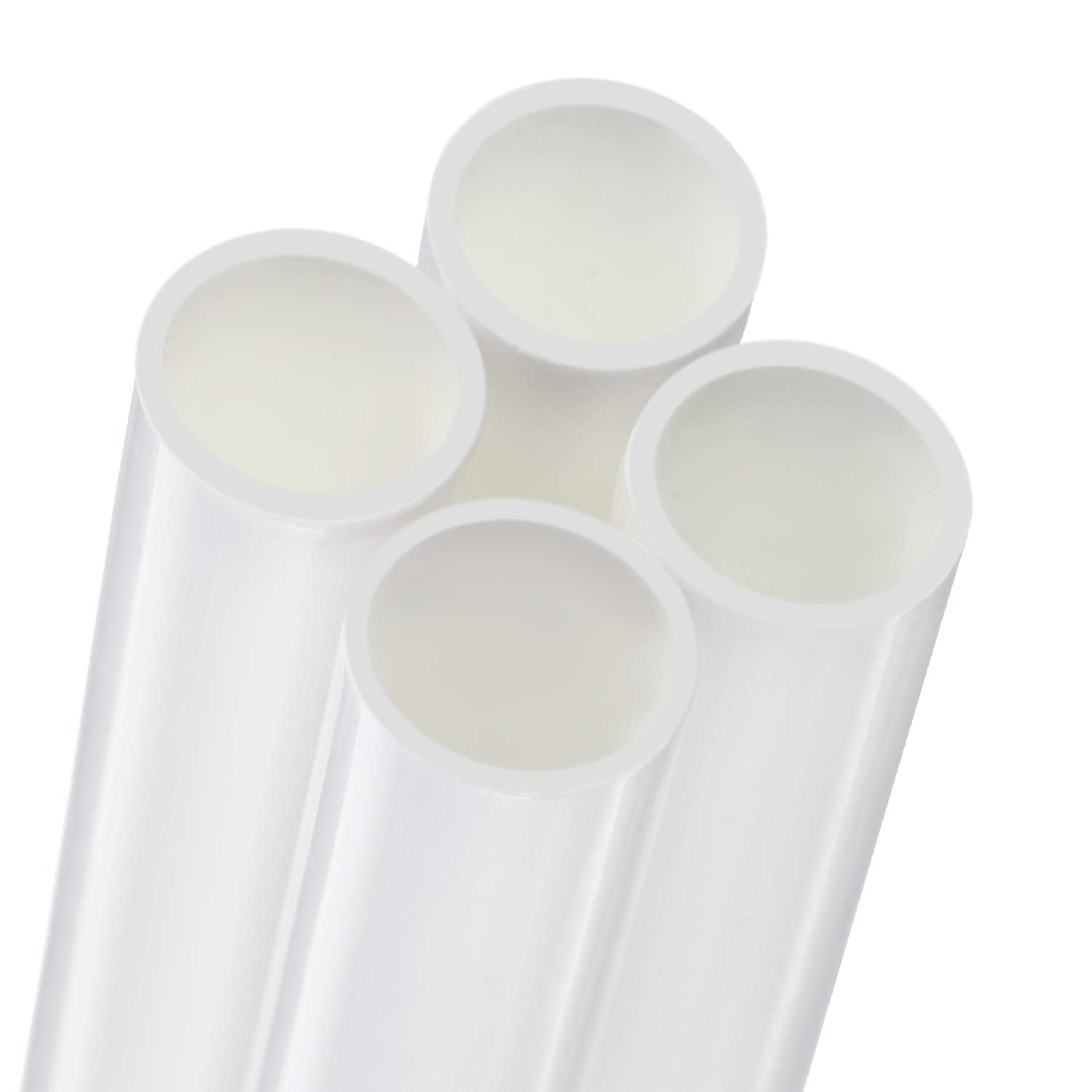 24 Pieces Plastic White Cake Dowel Rods for Tiered Cake Construction and Stacking (0.4 Inch Diameter 12 Inch Length)