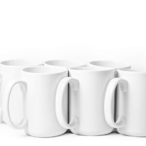 Amuse- Professional Grade Stoneware Mug- Sublimation Series- Set of 6 (15 oz)