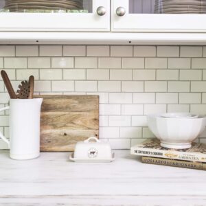 Stoneware Butter Dish with Cow Decal