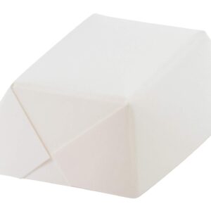 JA Kitchens Mini White Paper Food Tray - 250 Pieces 1/4 Pound Tray