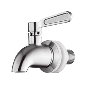 hgzaccompany stainless steel spigot for drink dispenser, replacement metal spigot for beverage dispenser, water dispenser faucet, food grade metal spout.