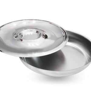 Maverick Unity Shrimp Cocktail Serving Dish and Bowl With Ice - Elegant and Large Platter for Seafood, Oysters, Crawfish, Veggies, Fruits, Salads.