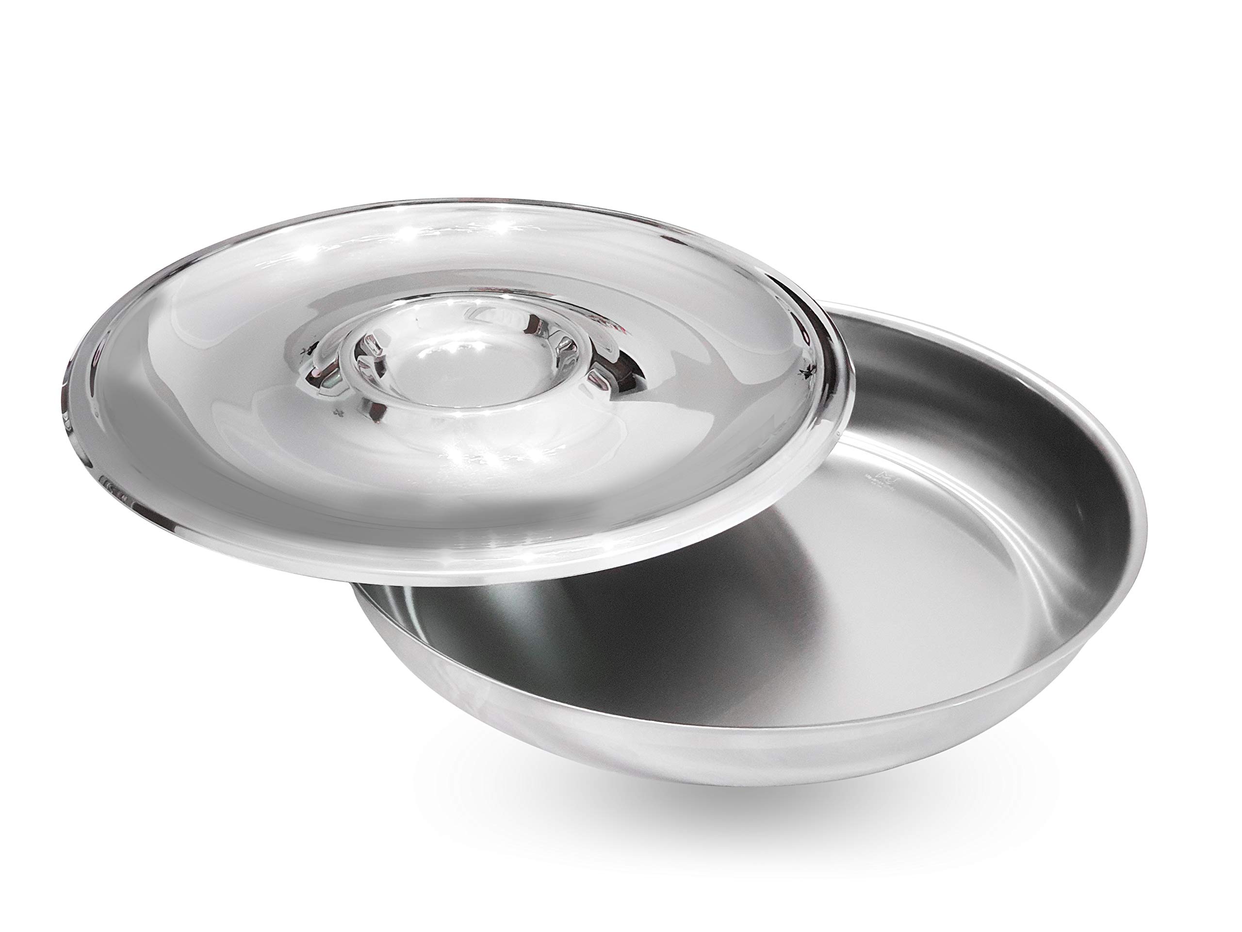 Maverick Unity Shrimp Cocktail Serving Dish and Bowl With Ice - Elegant and Large Platter for Seafood, Oysters, Crawfish, Veggies, Fruits, Salads.