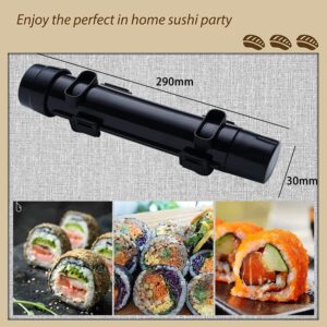 Unique ZONE Sushi Roller Bazooka Durable Grade Plastic Health and Safety Easy Cooking Sushi Rolls Best Kitchen Tool Maker Tube Utensils for Beginner