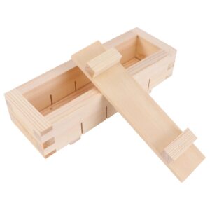 doitool sushi making kit, rectangular wooden sushi press mold, sushi maker wooden musubi maker press at home or kitchen