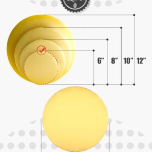 qiqee 6 Inch Gold Cake Boards Round 40-Packs Circles Rounds Base Food-Grade Cardboard Cake Plate(Thinner But Stronger)