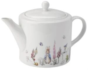 peter rabbit stow green beatrix potter classic porcelain teapot 4 cup