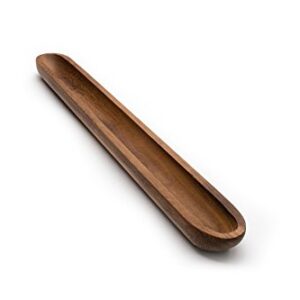 Ironwood Gourmet Olive Canoe, 1 x 1.75 x 16 inches, Brown