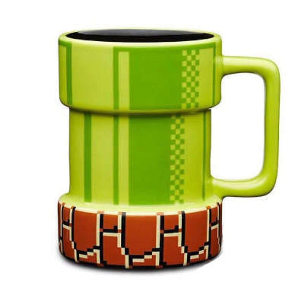 EXIGENT Gamer Pipe Ceramic Coffee Tea Cup Mug Collectible 15 Oz Ounces (Pipe)