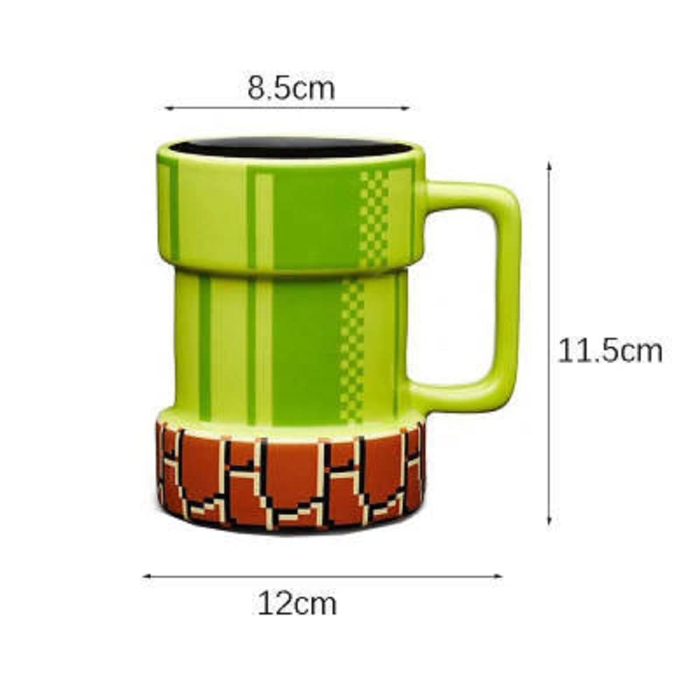 EXIGENT Gamer Pipe Ceramic Coffee Tea Cup Mug Collectible 15 Oz Ounces (Pipe)