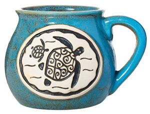 cape shore handcrafted bean pot stoneware 16oz mug, multiple styles available (turtle)