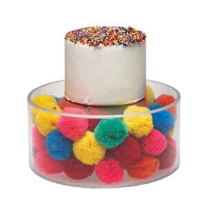 Fillable Cake Stand - 8 inch Diameter - Party Supplies Decor - 1 Piece