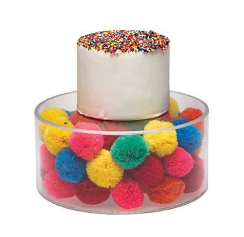 Fillable Cake Stand - 8 inch Diameter - Party Supplies Decor - 1 Piece