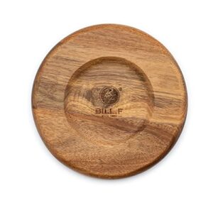 Wooden Plates Round Dinner Plates 6 Inch Acacia Wood Serving Tray Wooden Serving Platters for Home Decor, Food, Vegetables, Fruit, Charcuterie, Appetizer Serving Tray (Set of 4 Wooden Charger)