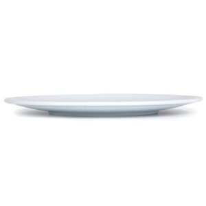 Webbylee Melamine Dinner Plates - 6pcs 10inch Dinnerware Dishes Set for Indoor and Outdoor Use, Break-resistant, White