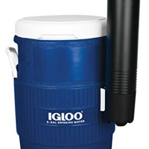 Igloo Seat Top Beverage Cooler with Cup Dispenser (5-Gallon, Ocean Blue)