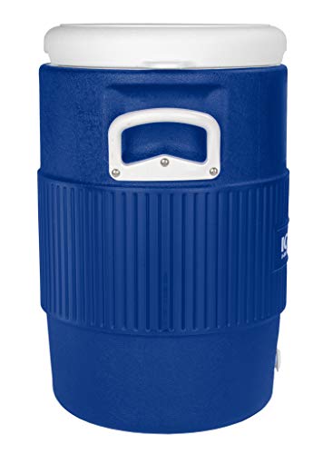 Igloo Seat Top Beverage Cooler with Cup Dispenser (5-Gallon, Ocean Blue)
