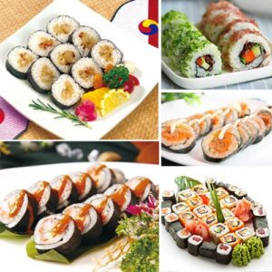 AISHN Sushi Roller Kit Sushi Bazooka, Durable Camp Chef Rice Maker Machine Mold-for Easy Sushi Cooking Rolls Best kitchen Sushi Too