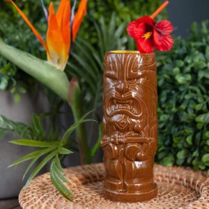 STAR WARS Geeki Tikis Chewbacca Mug | Ceramic Tiki Style Cup | Holds 21 Ounces