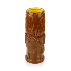 STAR WARS Geeki Tikis Chewbacca Mug | Ceramic Tiki Style Cup | Holds 21 Ounces