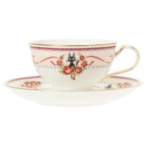 Noritake Majo Kiki's delivery Service Tea Coffee Cup Plate (Pink) MJ97221/H-612L
