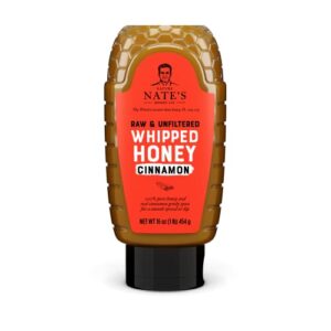 nature nate's cinnamon whipped honey, spreadable honey, 16 ounces