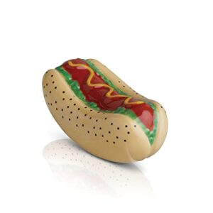 nora fleming hand-painted mini: chicago dog (hot dog) a231