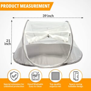 E-GOSO X-Large Food Cover for Outdoors, Food Vendors Farmer Market Events, Food Tent, Mesh Net, Camping Food Tent, Wind Resistant Food Cover