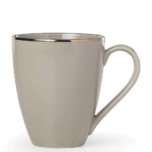 lenox trianna mug, 0.75 lb, taupe/grey