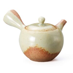 yamaki ikai g531 ichintou ash glazed teapot, brown, 8.1 fl oz (230 ml)