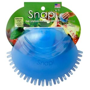 snapi - the single handed salad server - berry (blue)