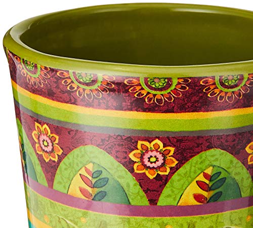 Certified International Tunisian Sunset Mugs (Set of 4), 18 oz, Multicolor,22452SET/4